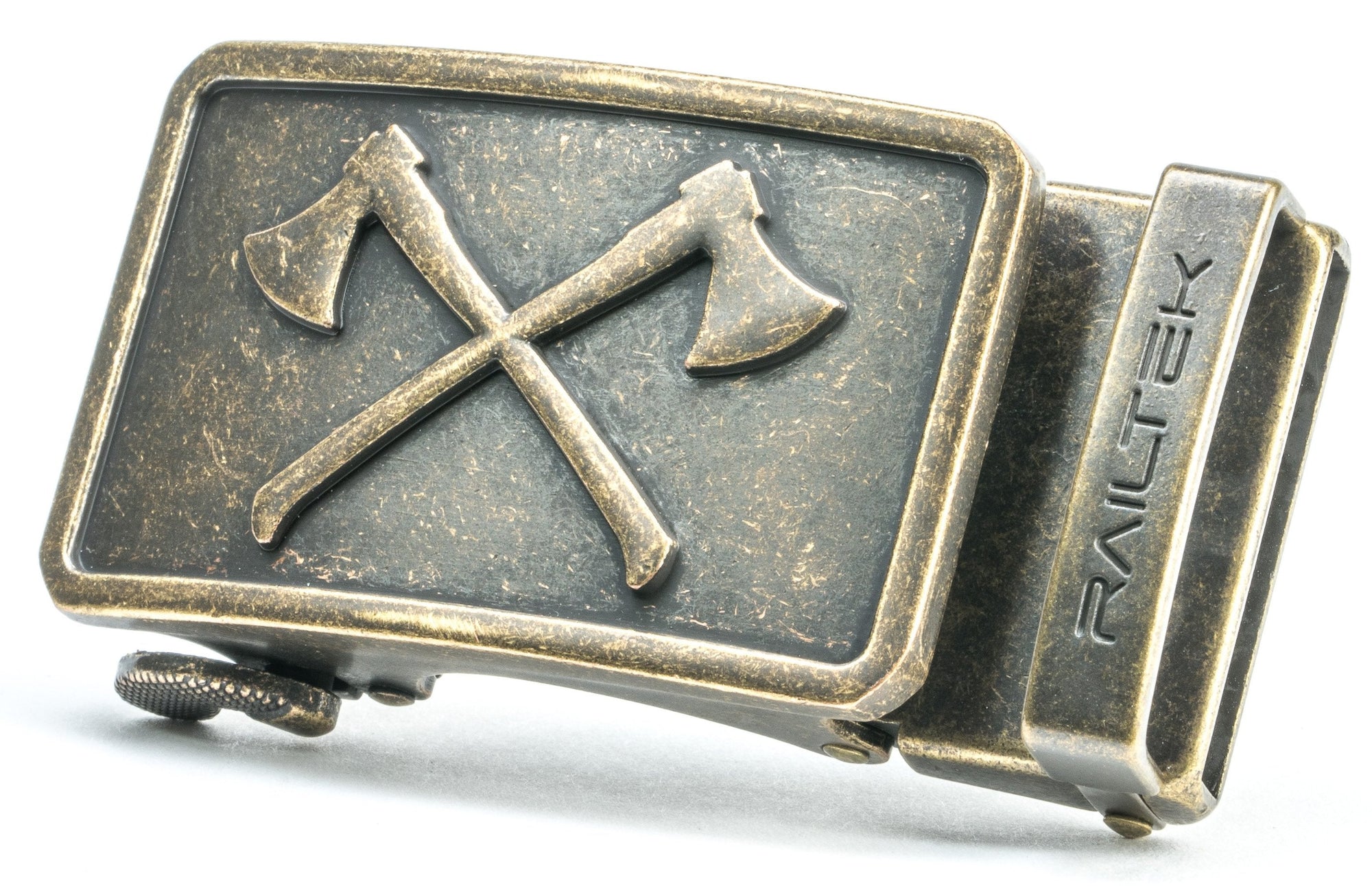 BRONZE AXES Railtek™ Belt Buckle