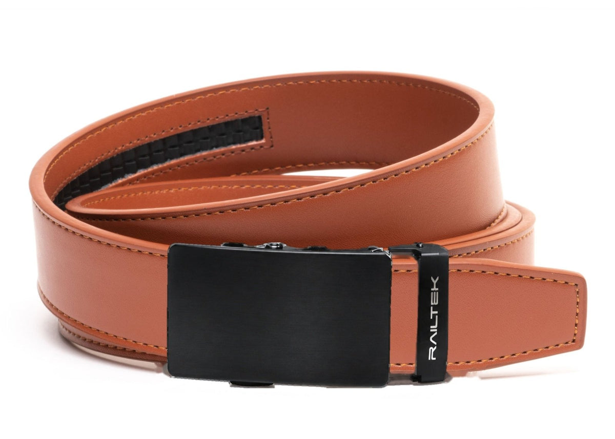 Black Railtek™ Belt – Tan strap