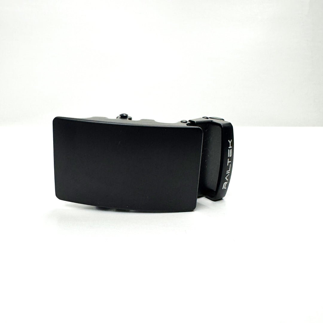 Black Railtek™ Belt Buckle