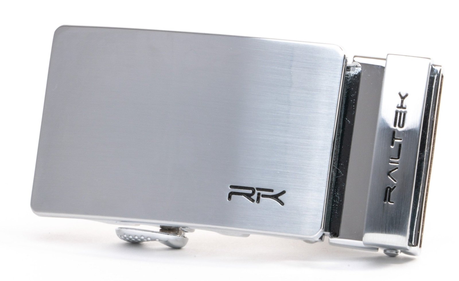 Brushed Steel Railtek™ Belt Buckle