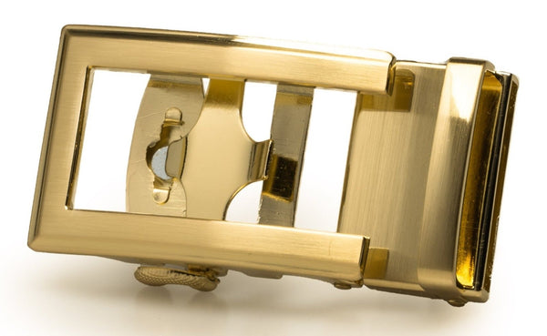 Traditional Open - Gold Railtek™ Belt Buckle - Railtek Belts