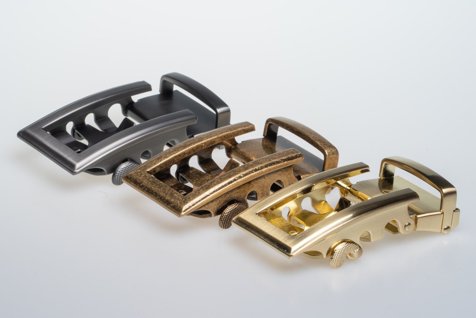 Traditional Open - Gold Railtek™ Belt Buckle
