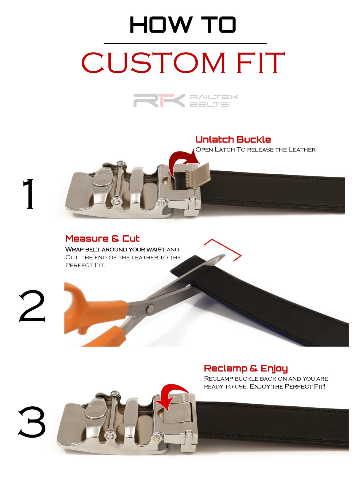 Traditional Open Bronze Railtek™ Belt