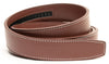 Burgundy Contrast Stitch Leather - Railtek™ Belt Strap Only