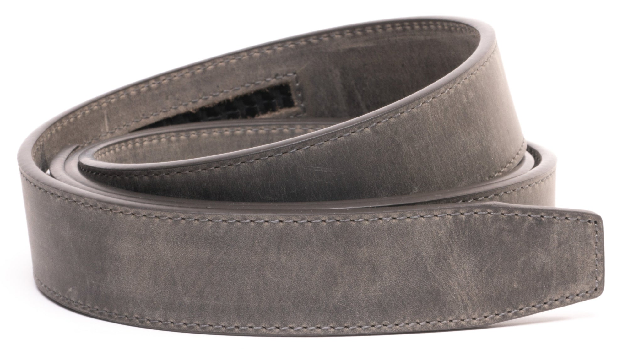 Suede **Top Grain Leather** Dark Grey - Railtek™ Belt Strap Only
