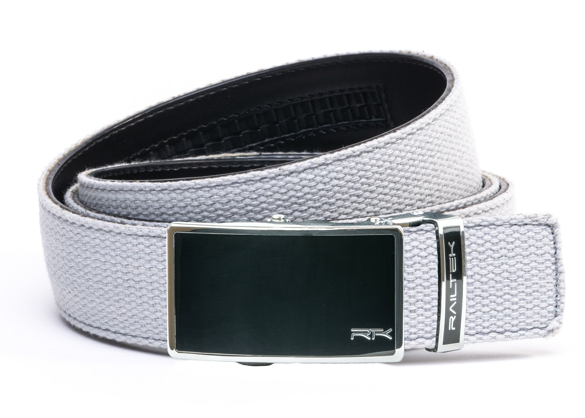 Traditional Open Gunmetal Buckle - Automatic Ratchet Belt Buckle - Railtek  Belts